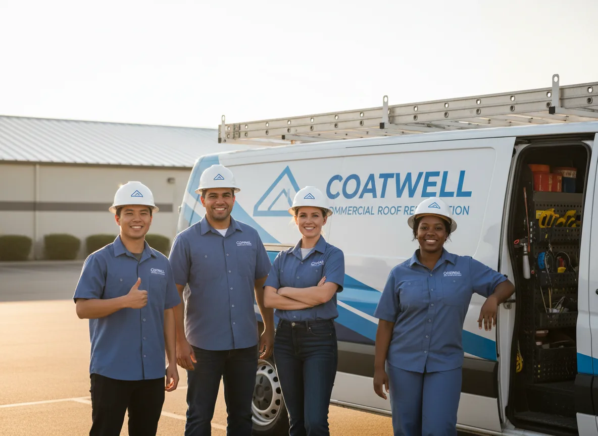 Commercial roof coating company in Shelley, ID